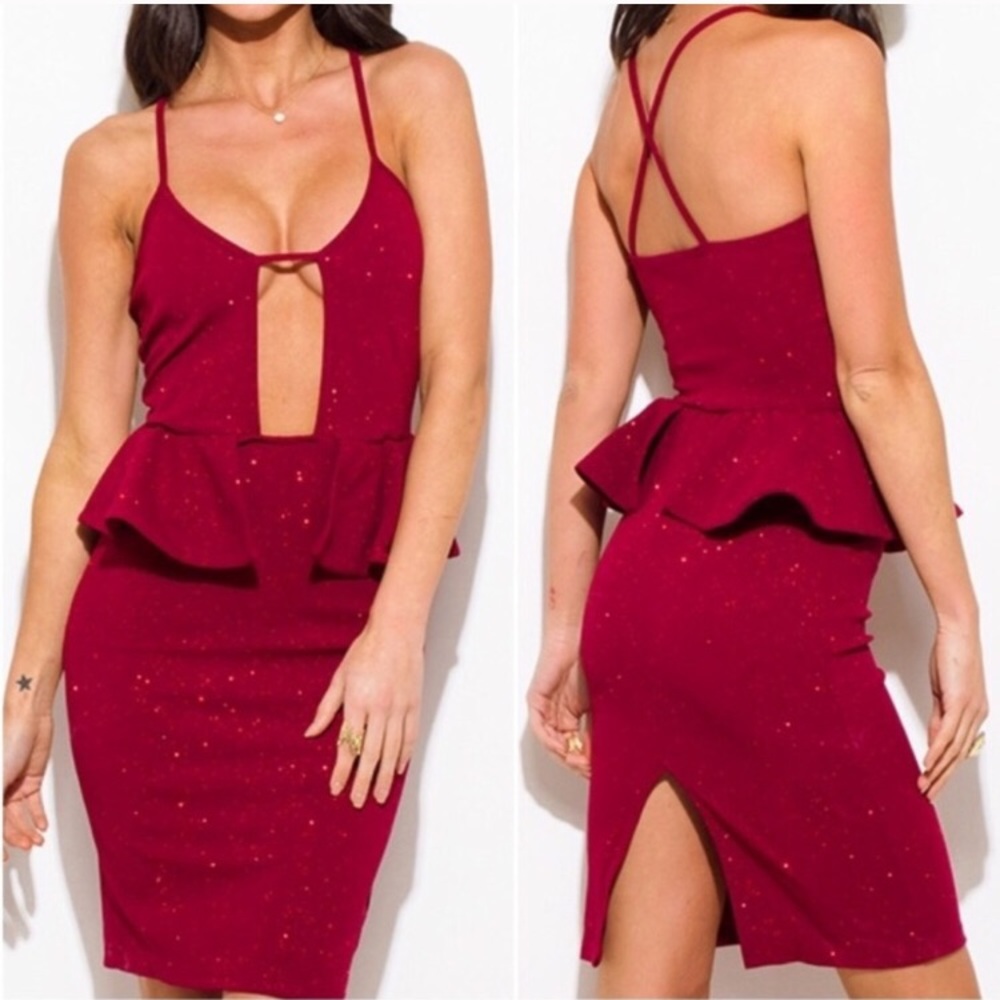 STUNNING PARTY DRESS-small glitter